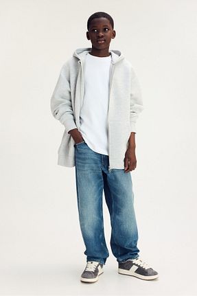 شلوار جین رنگی مردانه پاچه لوله تفنگی H&M - کد 884099085