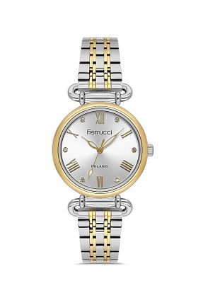 ساعت مچی رنگی زنانه 46 میلی متر Ferrucci - کد 938659281