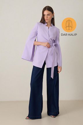 کت بنفش زنانه A-Form فیت Setre - کد 901361998