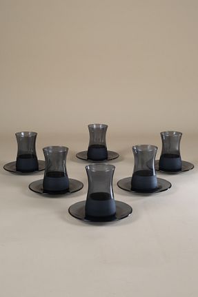 فنجان چای مشکی شیشه Genel Markalar - کد 789043351