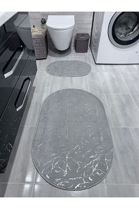 پادری حمام طوسی بامبو Bordo Halı - کد 920544523