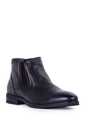 بوت / نیم بوت قهوه ای مردانه چرم خالص Pierre Cardin - کد 857600215