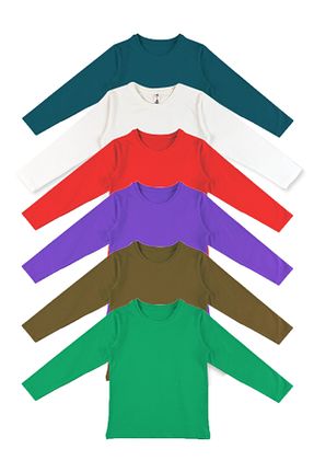 تیشرت رنگی بچه گانه رگولار TWOO KİDS - کد 860934144