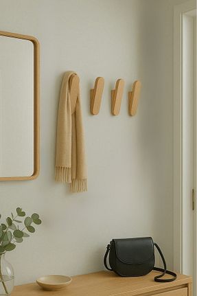 چوب لباسی قهوه ای چوب wooden hands - کد 880002358