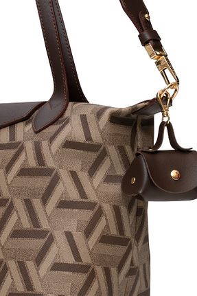 کیف دوشی قهوه ای زنانه چرم مصنوعی U.S. Polo Assn. - کد 940630739