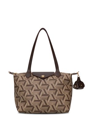 کیف دوشی قهوه ای زنانه چرم مصنوعی U.S. Polo Assn. - کد 940630739