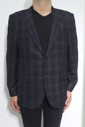 کت بلیزر سرمه ای مردانه الاستان - ویسکون - پلی استر MODA MEN - کد 949584491