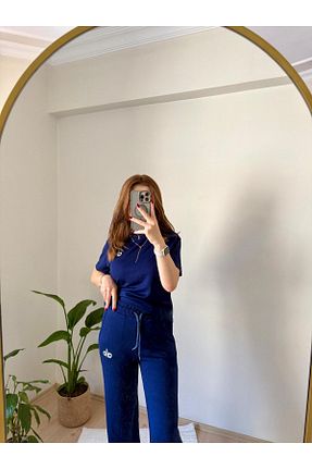ست گرمکن سرمه ای زنانه ویسکون MODA - کد 949619339