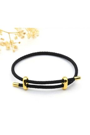 دستبند استیل (فولاد) مشکی زنانه Anziano bijuteri - کد 949704638