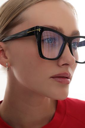 عینک محافظ نور آبی مشکی زنانه 45 STAOOM - کد 949719964