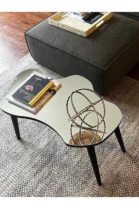 میز جلو مبلی مشکی چوب Fawdecor - کد 949758952