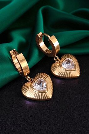گوشواره جواهر طلائی زیرکن Serenita Mare - کد 949787638