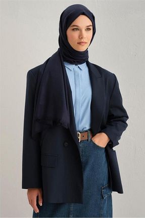 شال سرمه ای زنانه اکریلیک Armine - کد 882270391