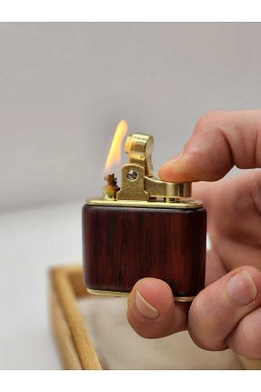 فندک بنزینی قهوه ای Atheris Gift - کد 950611587