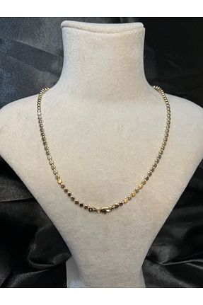 گردنبند استیل ( فولاد ) زرد زنانه Fam&Co Jewelry - کد 949925115