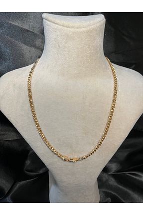 گردنبند استیل ( فولاد ) زرد زنانه Fam&Co Jewelry - کد 949924727