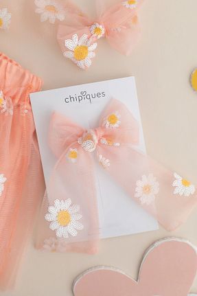 گیره سر صورتی بچه گانه پلی استر chipiques - کد 949925896