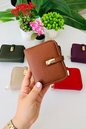 کیف پول رنگی زنانه سایز متوسط derius - کد 950074531