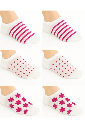 جوراب صورتی زنانه پنبه ای SOCKSHION - کد 950147019