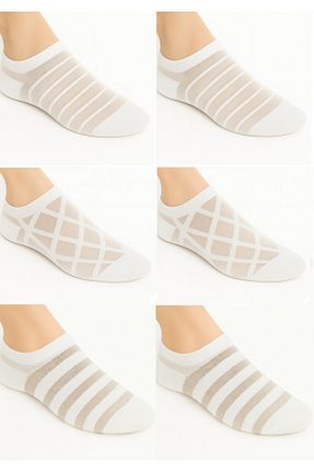 جوراب سفید زنانه پنبه ای SOCKSHION - کد 950171900