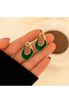 گوشواره جواهر متالیک فلزی monalisatoka - کد 950308988