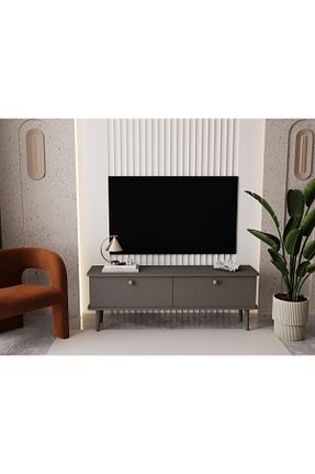 میز و پایه تلویزیون طوسی MDF melura home - کد 951303365