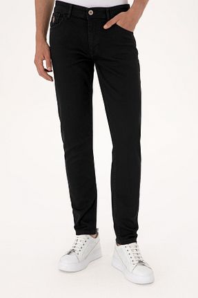 شلوار جین مشکی مردانه پاچه تنگ U.S. Polo Assn. - کد 950551808