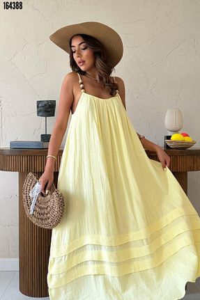 لباس زرد زنانه بافتنی Kokosh moda - کد 950550319