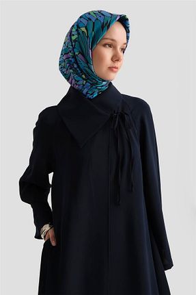 مانتو بلند حجاب سرمه ای زنانه Armine - کد 950620908