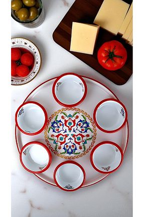سرویس قهوه خوری قرمز 4 نفره İnci Emaye - کد 951706290