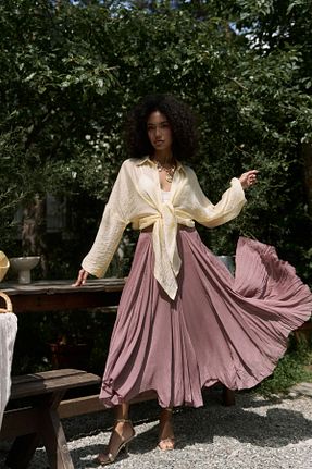 دامن رنگی زنانه چاپی BOHEMAİ - کد 950631967