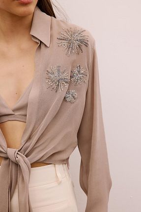 بلوز رنگی زنانه ساده Rue - کد 950628456