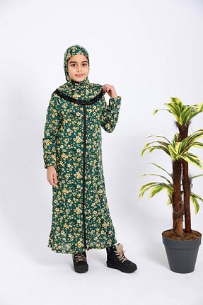لباس حجاب سبز بچه گانه Relaxed Defkay - کد 951341307