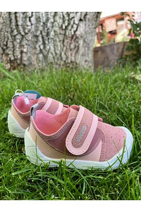 کفش اسنیکر صورتی بچه گانه چسبی Vicco - کد 951342277