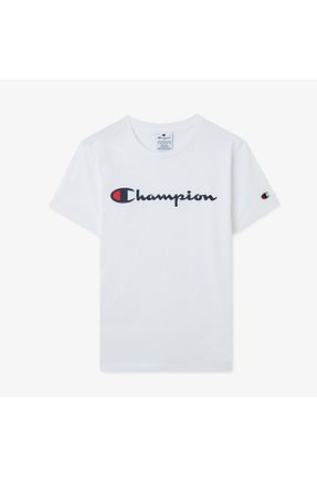 تیشرت سفید بچه گانه رگولار Champion - کد 950903235