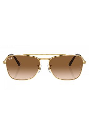 عینک آفتابی طلائی زنانه 55 Ray-Ban - کد 833242165