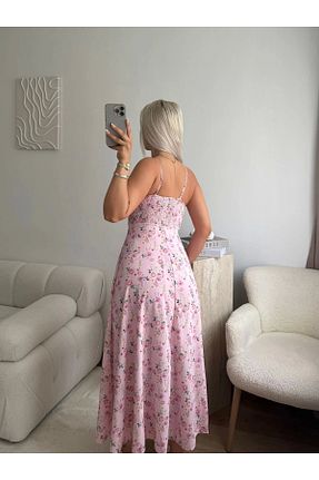 لباس صورتی زنانه بافتنی Zora Butik - کد 951029169