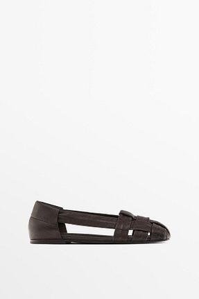 کفش کژوال قهوه ای زنانه پاشنه کوتاه (1 - 4 سانتی متر) Massimo Dutti - کد 951001176