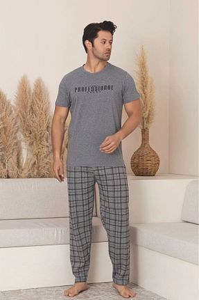 ست لباس راحتی رنگی مردانه %100 پنبه Farya Home - کد 951075446