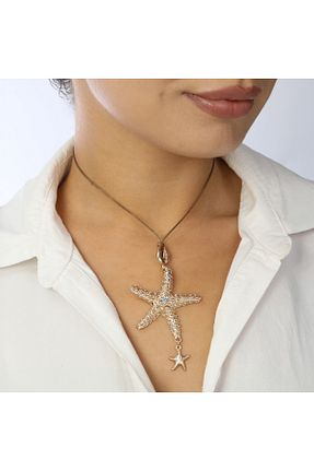 گردنبند جواهر متالیک زنانه فلزی GÜNEBAKAN AKSESUAR - کد 951190407