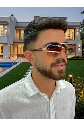 عینک محافظ نور آبی قهوه ای مردانه 49 KIELLA - کد 951239979