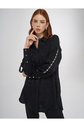 تونیک حجاب قهوه ای زنانه ویسکون Kayra - کد 951273675