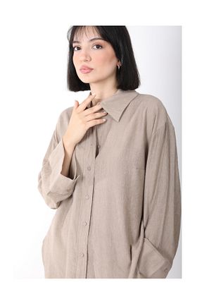ست بالاتنه و پائین تنه بژ زنانه بافتنی DEQ FASHION - کد 951536027