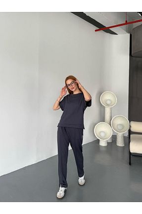 ست بالاتنه و پائین تنه رنگی زنانه بافتنی Cappmoda - کد 951530653