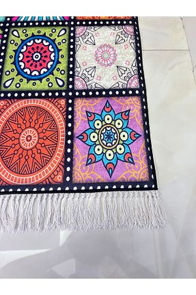 کناره رنگی پلی استر Bordo Halı - کد 951523121