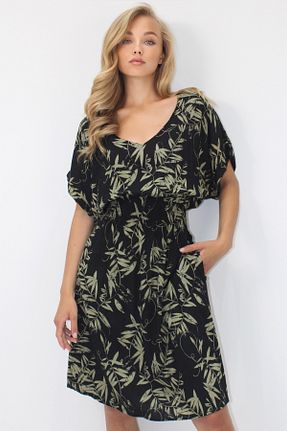 لباس خاکی زنانه بافتنی Trend Alaçatı Stili - کد 950629314