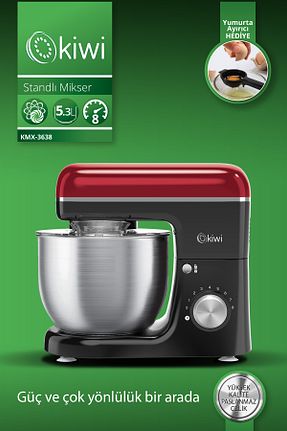 میکسر و ست میکسر قرمز 500-1500 Watt Kiwi - کد 681049282