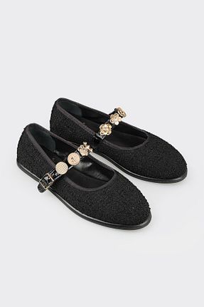 کفش کژوال مشکی زنانه پارچه ای Elle - کد 875864313