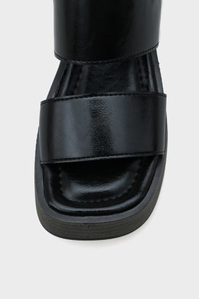 صندل مشکی زنانه پاشنه پر Capone Outfitters - کد 900934099