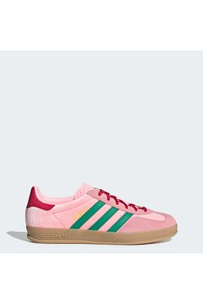 کفش اسنیکر سبز زنانه بند دار adidas - کد 891546544